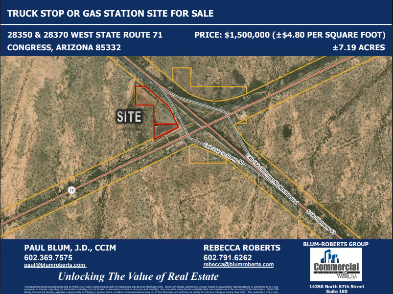 28350-and-28370-West-State-route-71 Truck Stop or Gas Station Site for Sale. 28350 & 28370 West State Route 71
